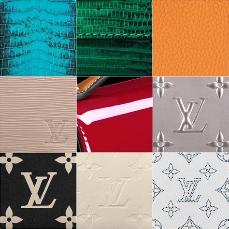 louis vuitton leather types.